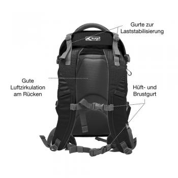 Kurgo G-Train K9 Backpack Schwarz